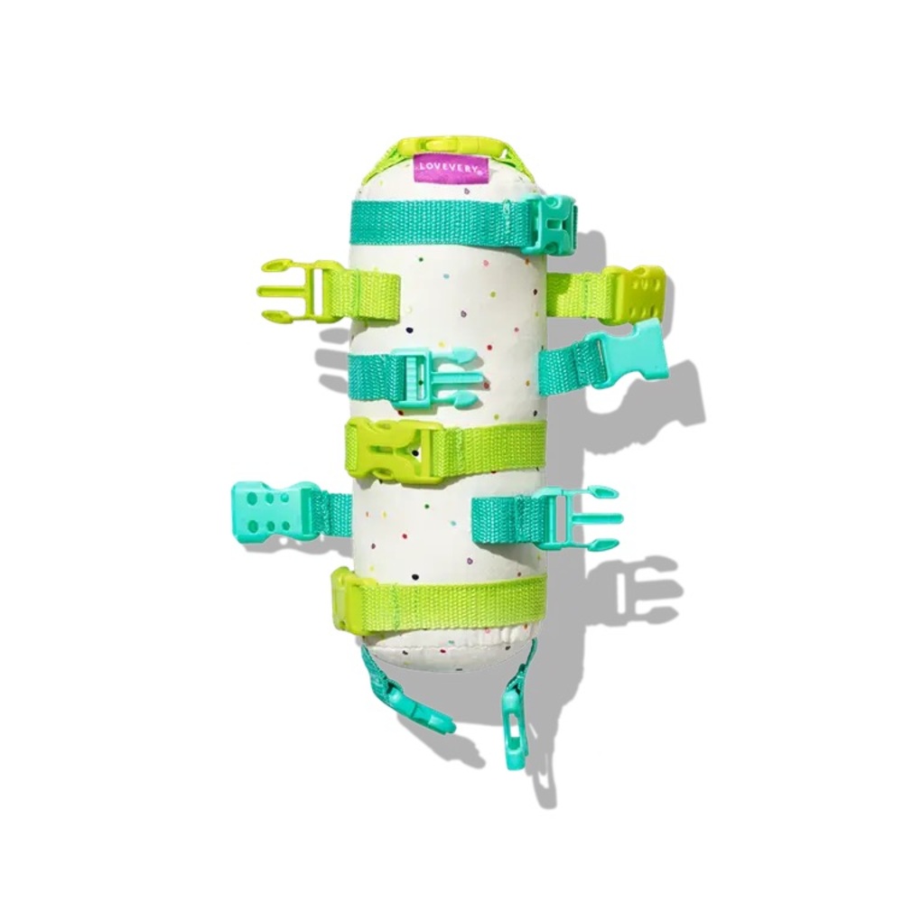 Lovevery buckle barrel toy